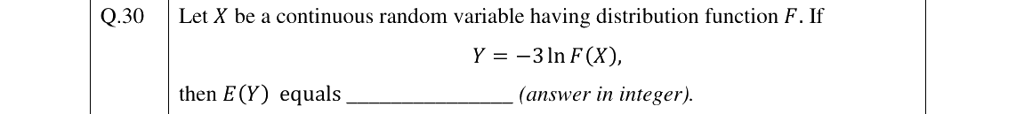 GATE 2026 ST question 30