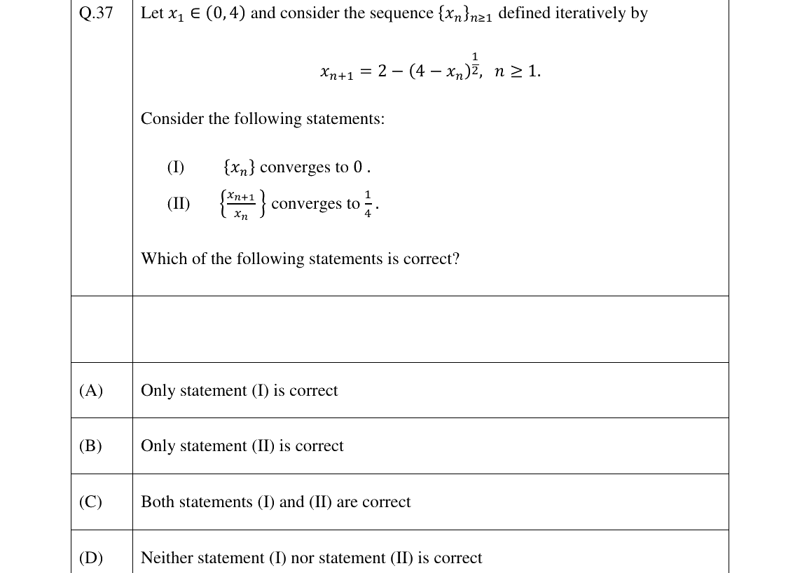 GATE 2026 ST question 37