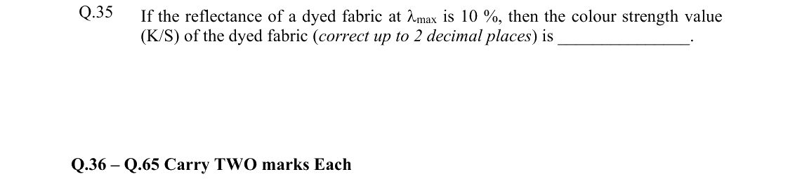 GATE 2022 TF question 35
