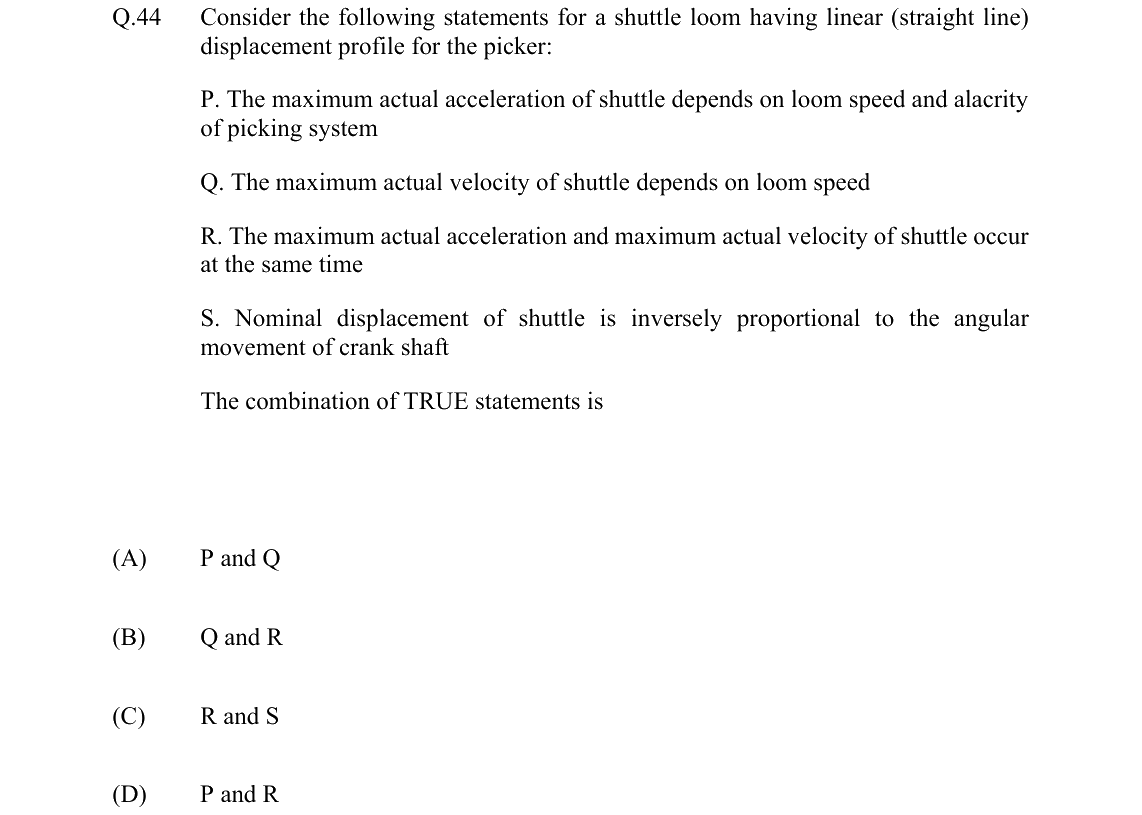 GATE 2022 TF question 44