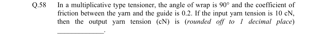 GATE 2022 TF question 58