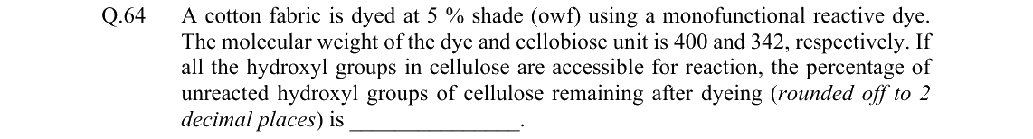 GATE 2022 TF question 64