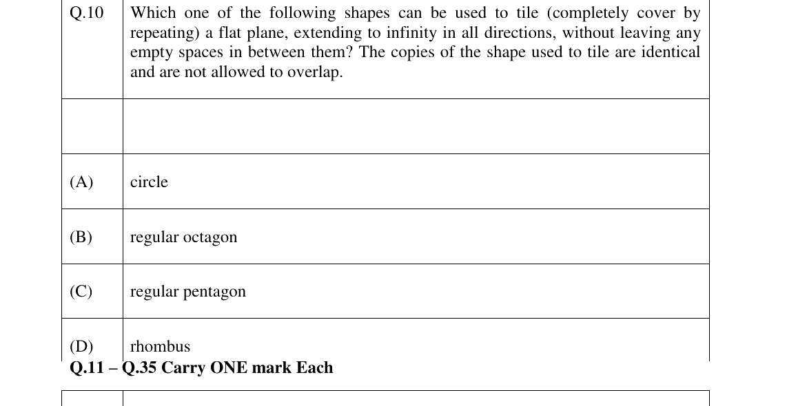 GATE 2023 TF question 10