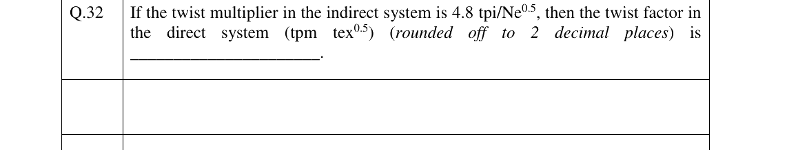 GATE 2023 TF question 32