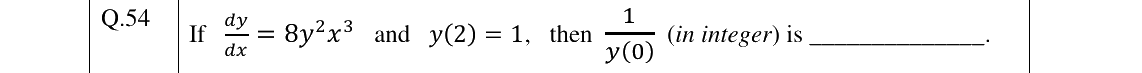 GATE 2023 TF question 54