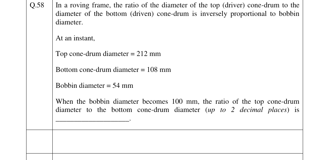 GATE 2023 TF question 58