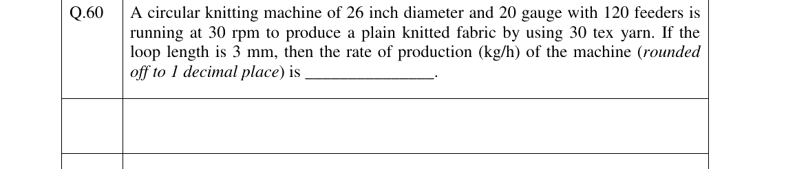 GATE 2023 TF question 60