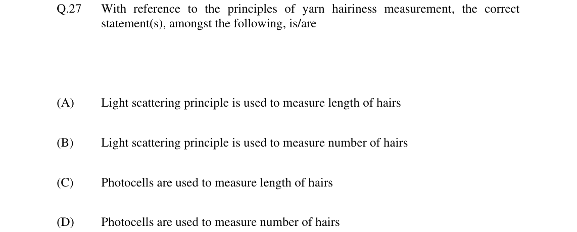 GATE 2024 TF question 27