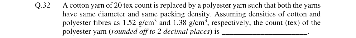 GATE 2024 TF question 32