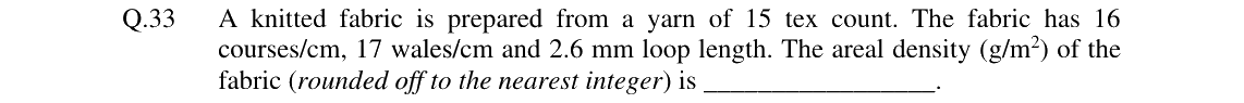 GATE 2024 TF question 33