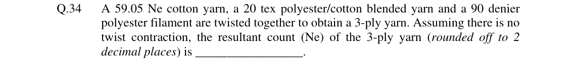 GATE 2024 TF question 34