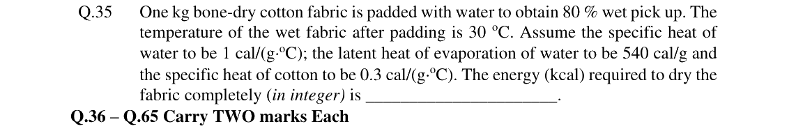 GATE 2024 TF question 35