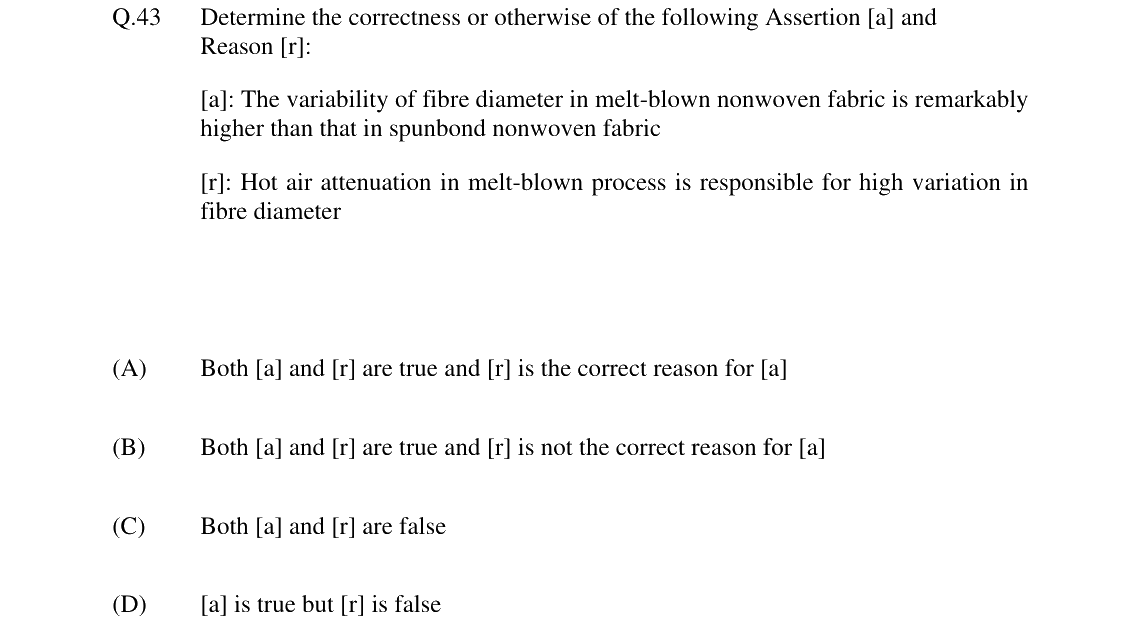 GATE 2024 TF question 43