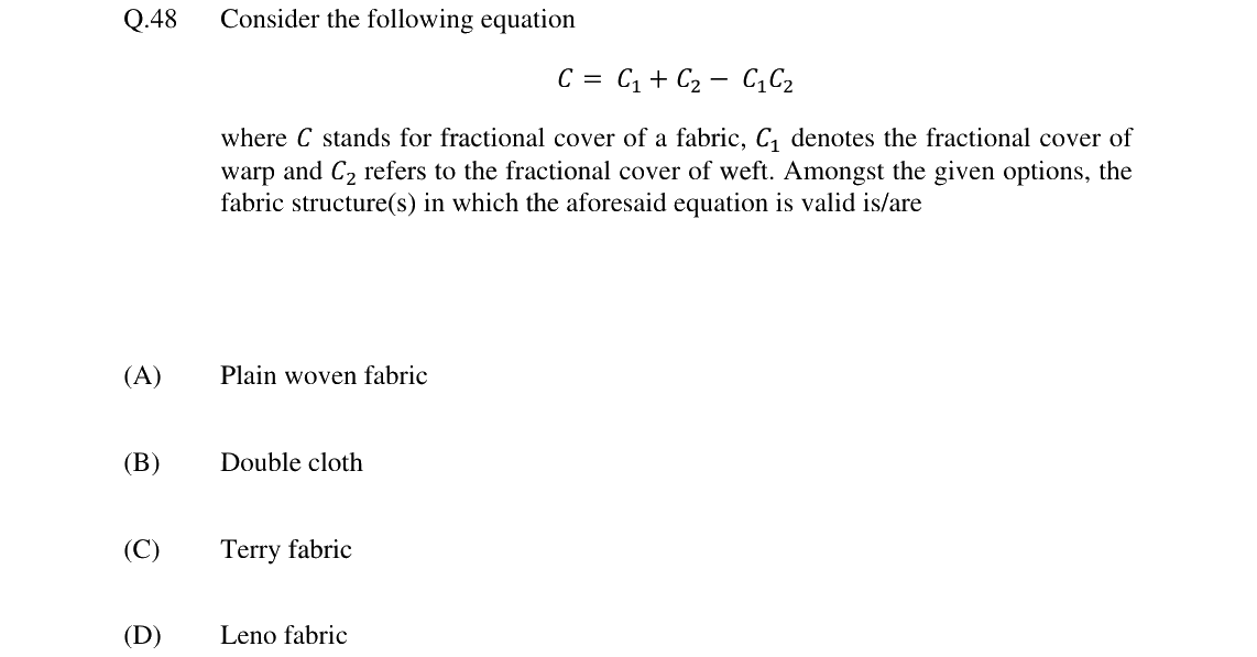 GATE 2024 TF question 48