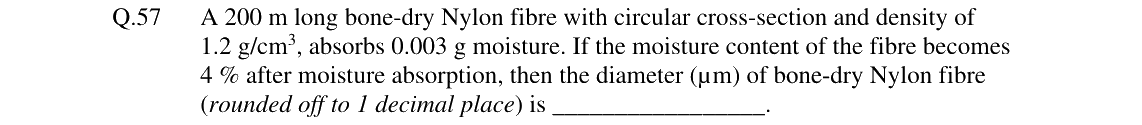 GATE 2024 TF question 57