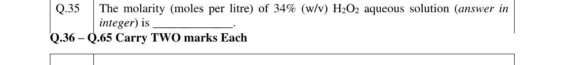 GATE 2025 TF question 35