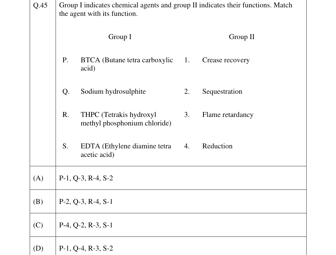 GATE 2025 TF question 45