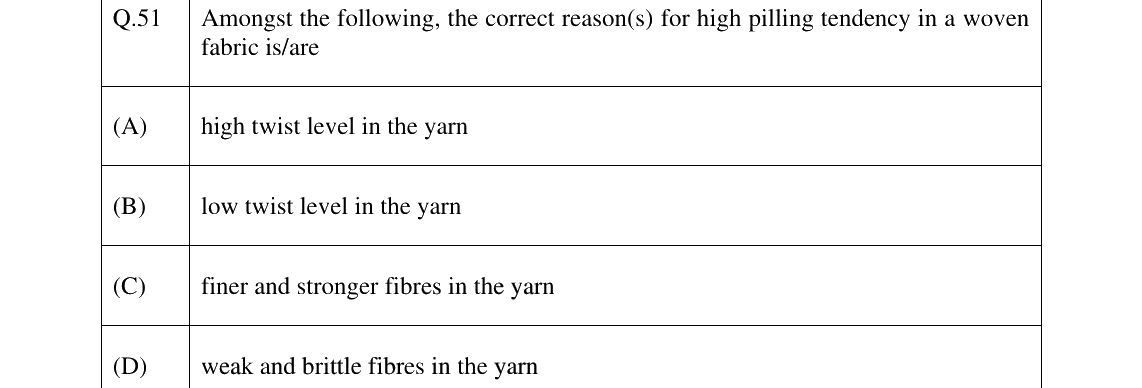 GATE 2025 TF question 51