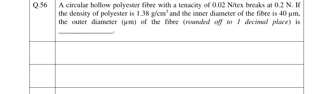 GATE 2025 TF question 56