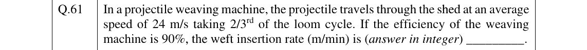 GATE 2025 TF question 61