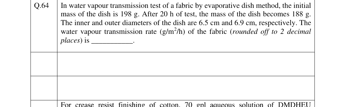 GATE 2025 TF question 64