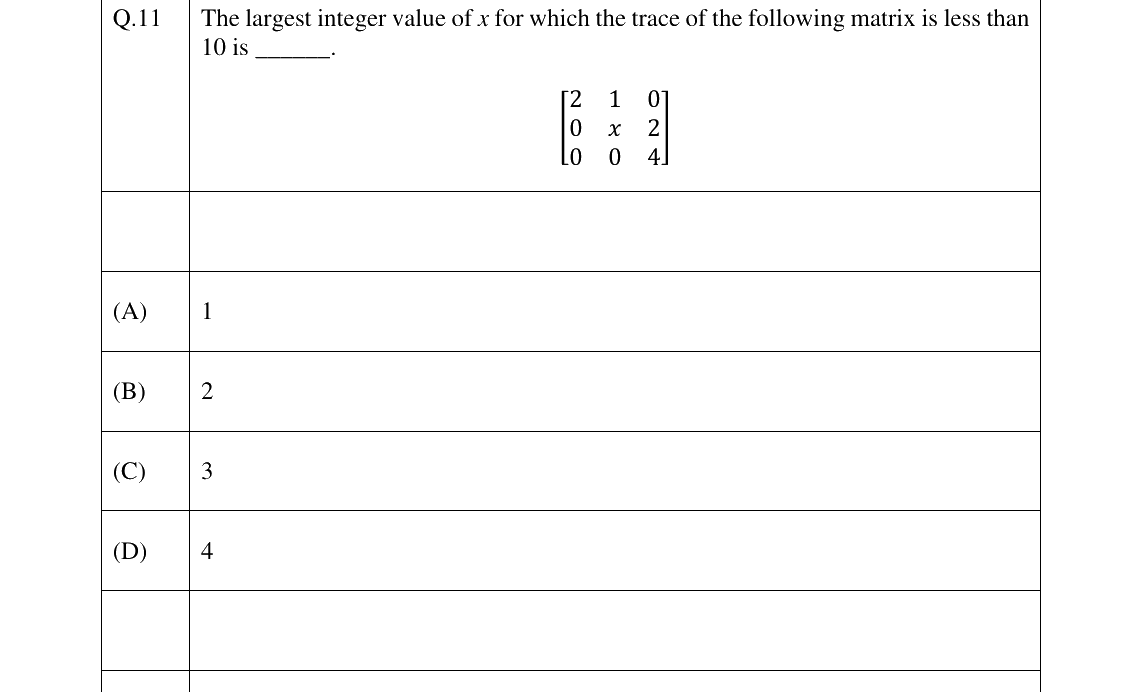 GATE 2026 TF question 11