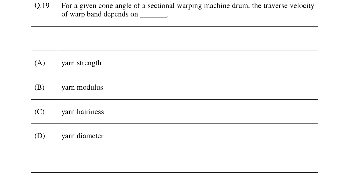 GATE 2026 TF question 19