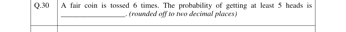 GATE 2026 TF question 30