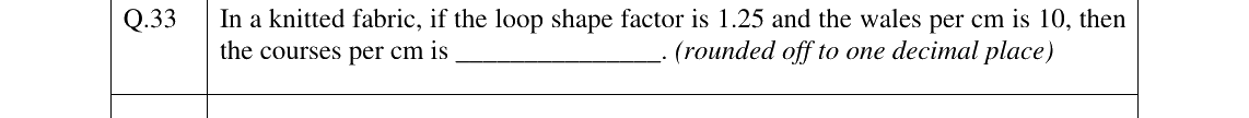 GATE 2026 TF question 33