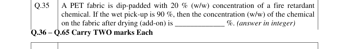 GATE 2026 TF question 35