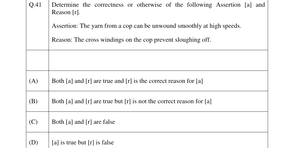 GATE 2026 TF question 41