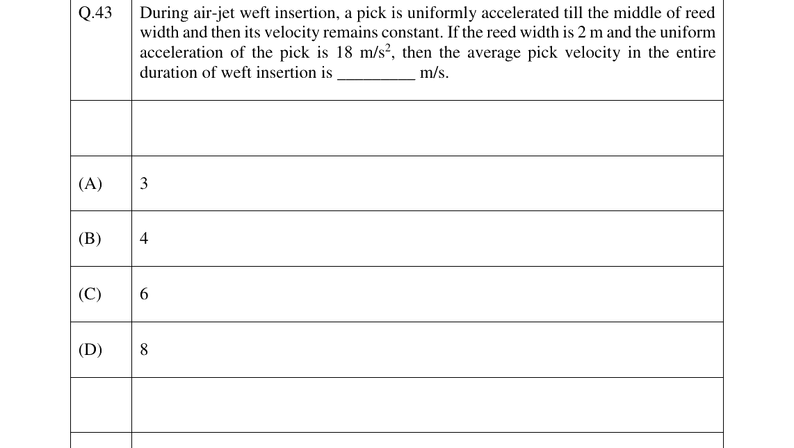 GATE 2026 TF question 43