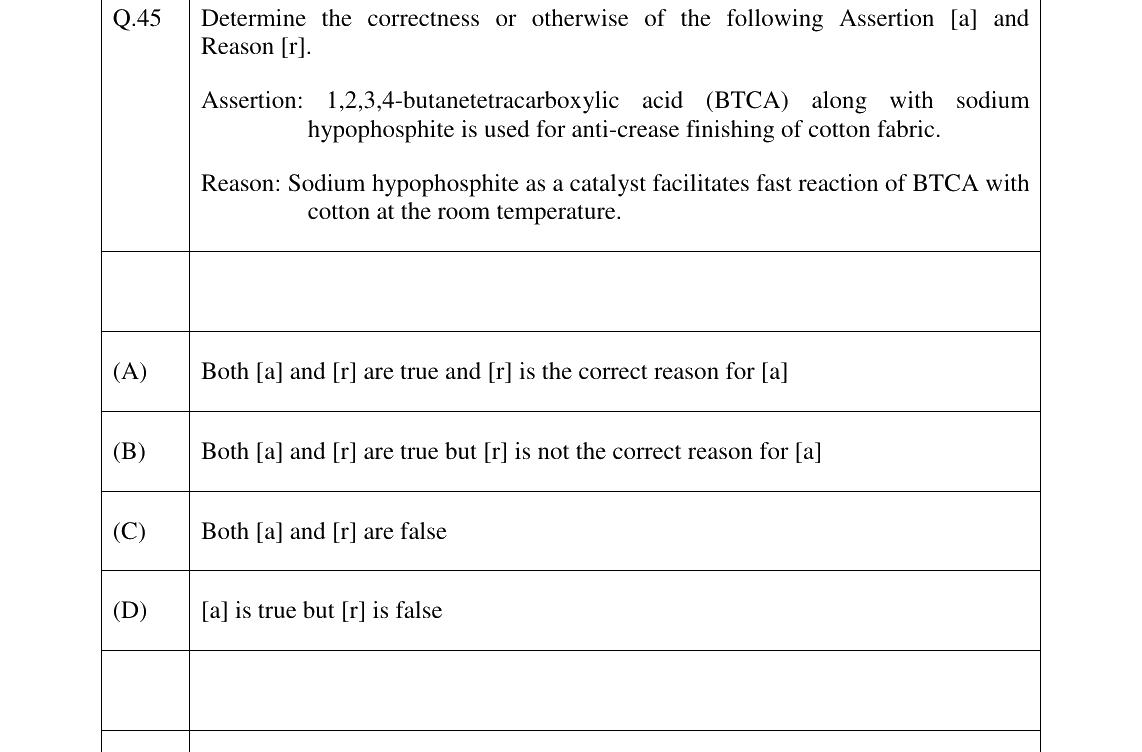 GATE 2026 TF question 45