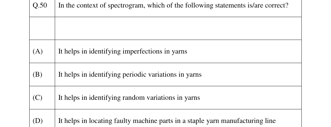 GATE 2026 TF question 50