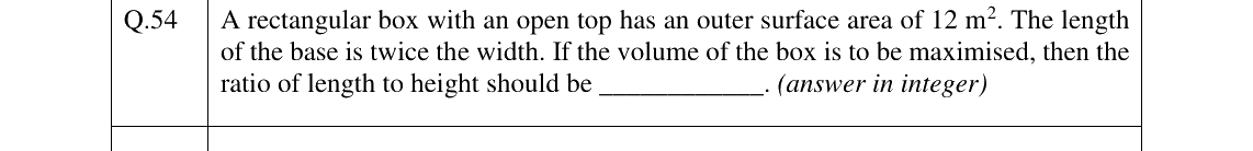 GATE 2026 TF question 54