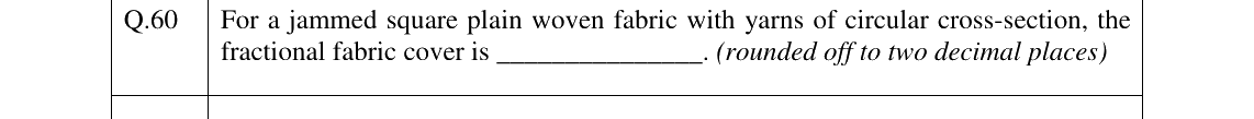 GATE 2026 TF question 60