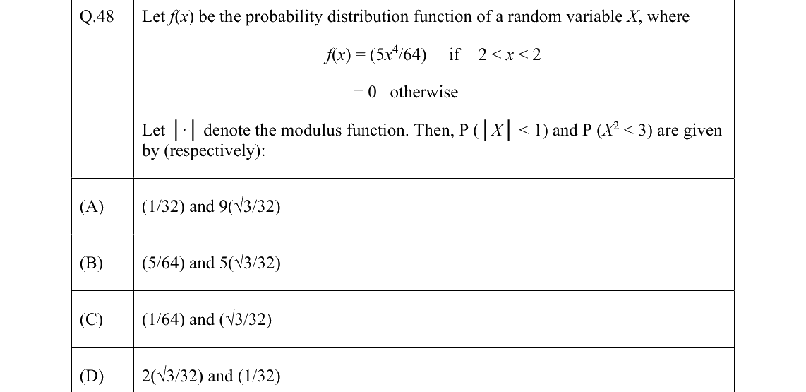 GATE 2022 XH-C1 question 48