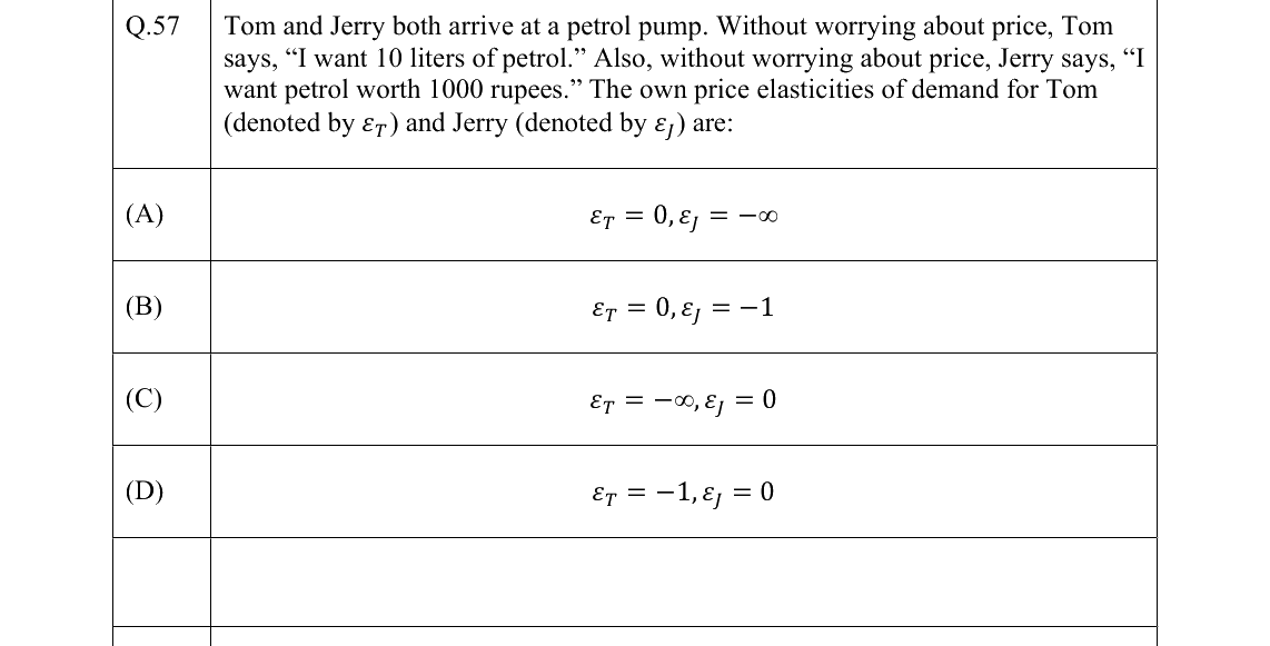 GATE 2022 XH-C1 question 57