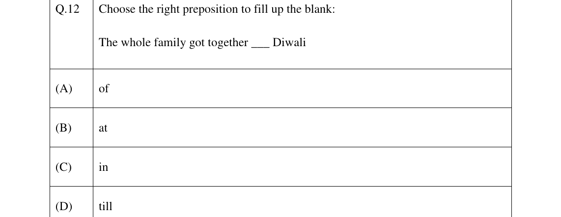 GATE 2023 XH-C1 question 12