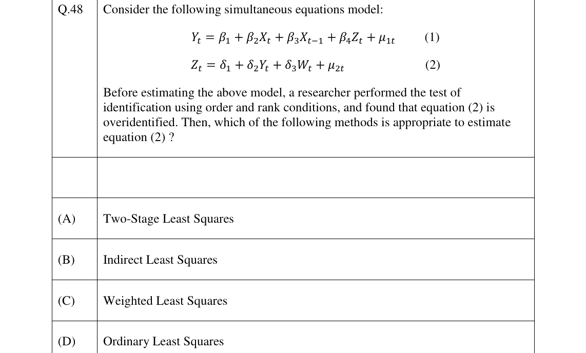 GATE 2023 XH-C1 question 48