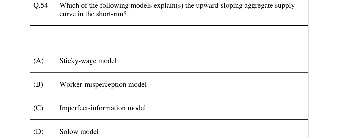 GATE 2023 XH-C1 question 54