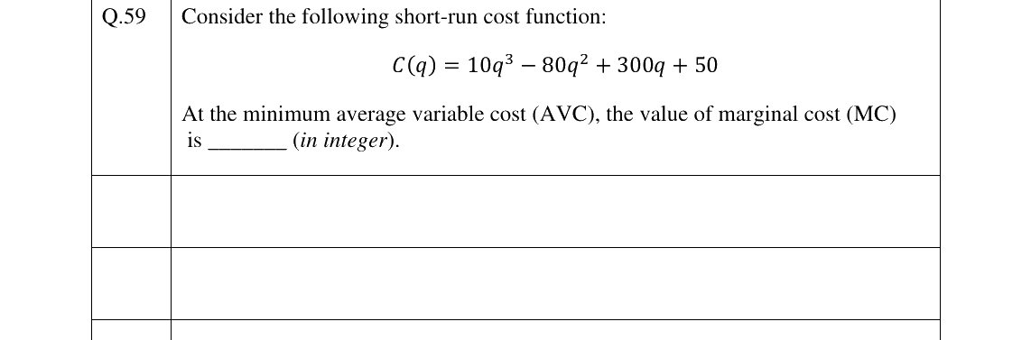GATE 2023 XH-C1 question 59