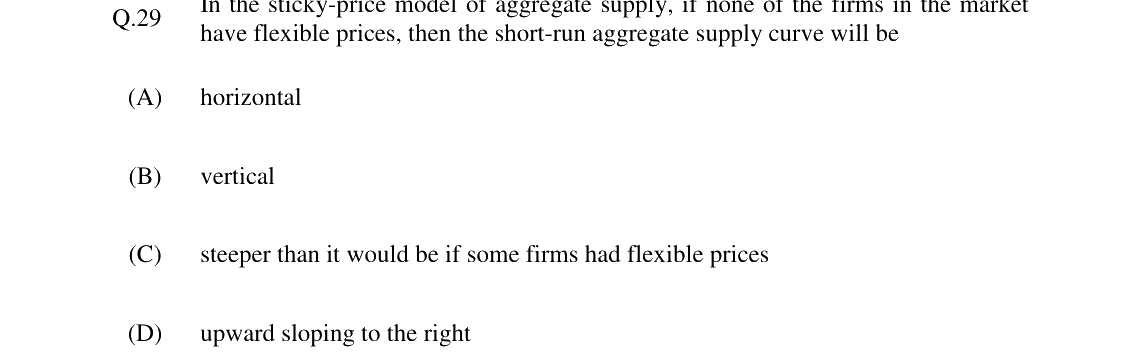GATE 2024 XH-C1 question 29