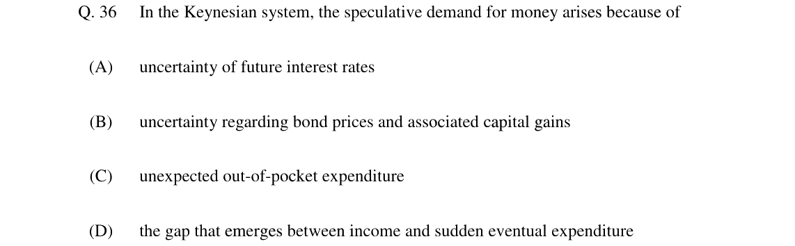 GATE 2024 XH-C1 question 36
