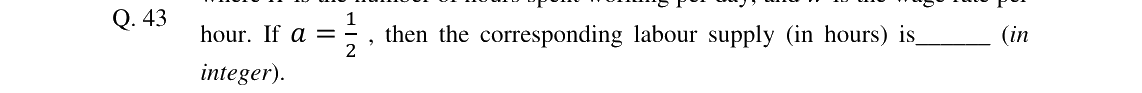 GATE 2024 XH-C1 question 43