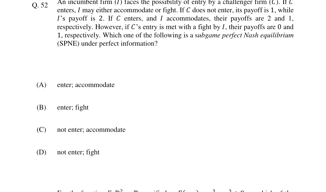 GATE 2024 XH-C1 question 52