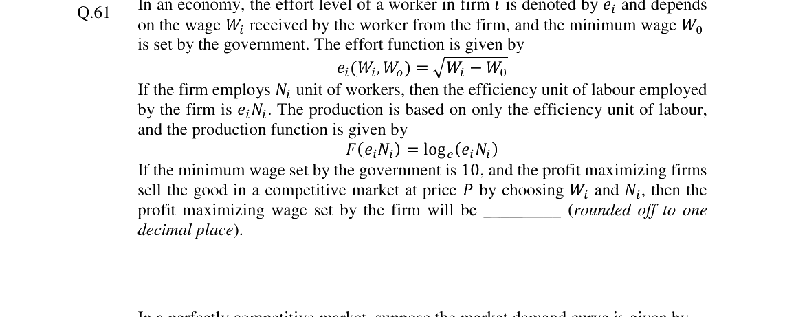 GATE 2024 XH-C1 question 61