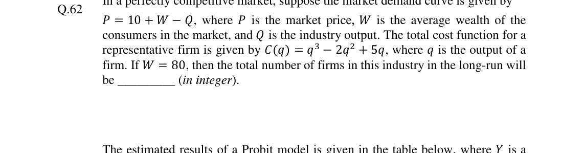 GATE 2024 XH-C1 question 62