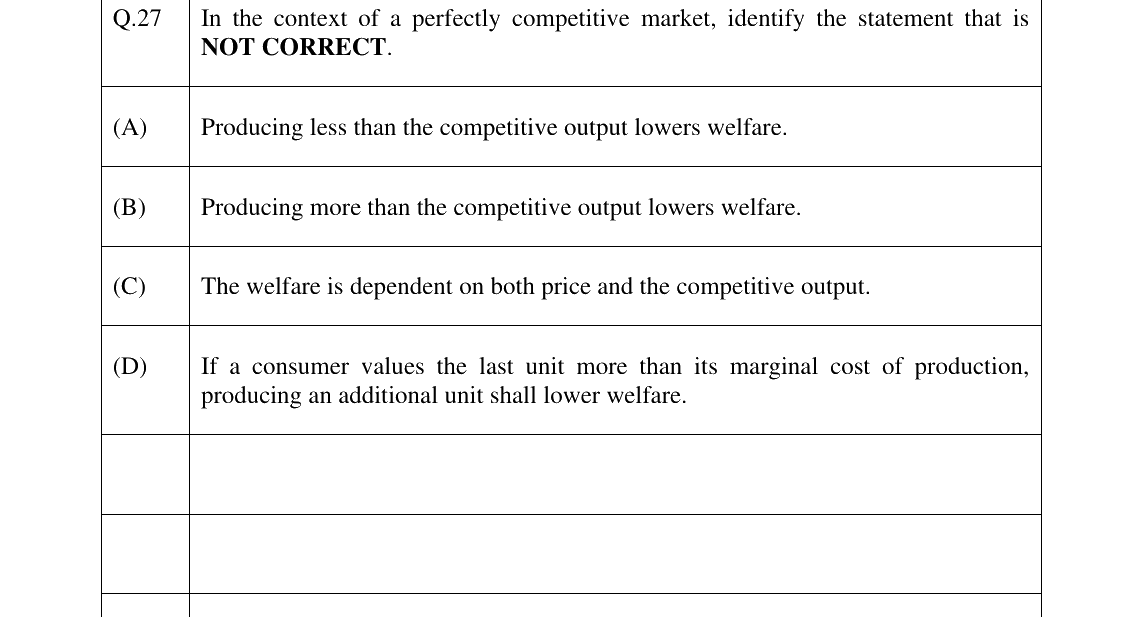 GATE 2025 XH-C1 question 27