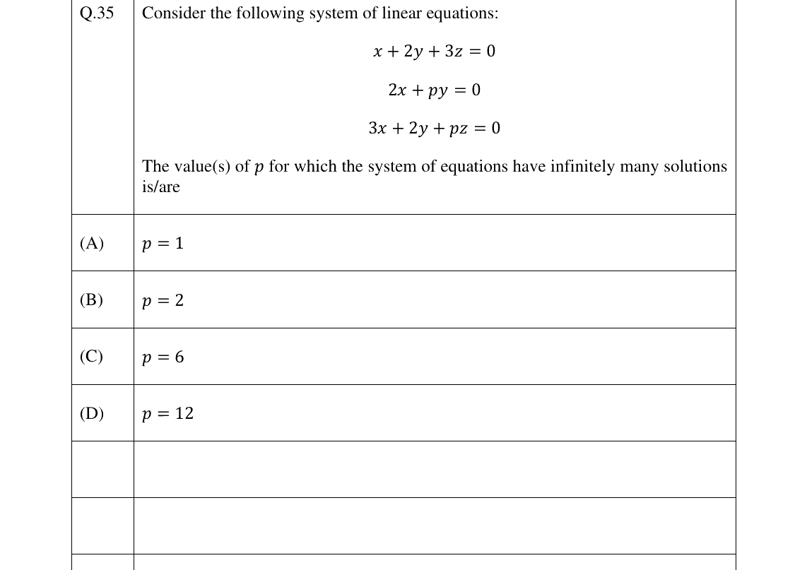 GATE 2025 XH-C1 question 35